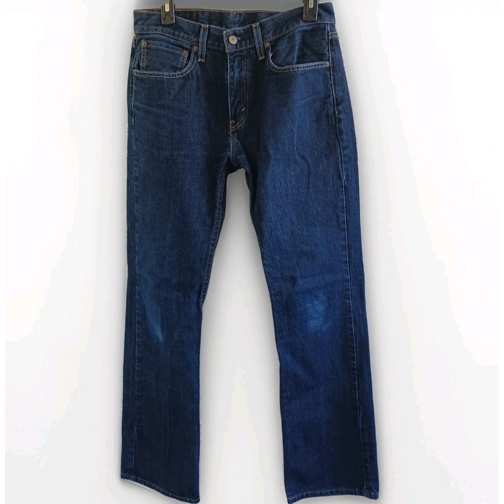 Levi Strauss &‎ Co 527 Jeans Mens 31x34 Dark Wash Bootcut Denim Pants